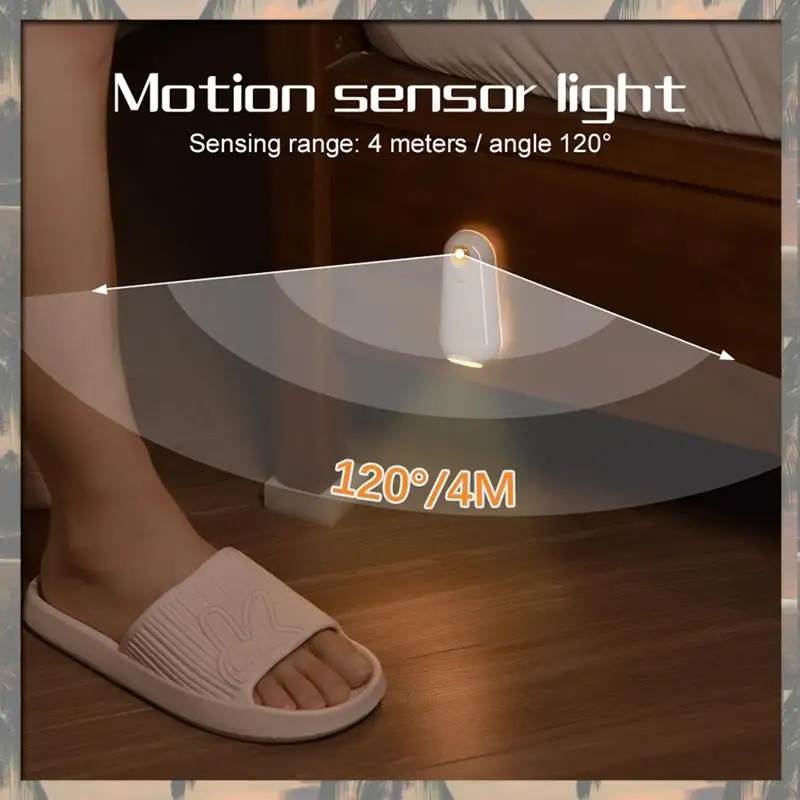 A70U Neue Motion Sensor LED Nachtlicht Projektor Für Badezimmer Korridor, Bunte Wiederaufladbare Toilette Wand Lampe