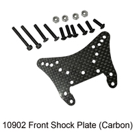 VRX 10902 Carbon Front Shock Tower 1Set RC Car Upgraded Parts (Carbon) Fit For 1/10 Scale 4WD RC Toys For Ages 14+ And Adults