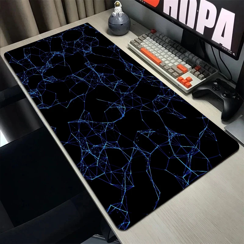 Lines Mouse Pad Office Computer Cutting Mat Extended Rug 900x400 Table Cushion Playmat Notebook Gamer Laptop Accessories Pc Rug