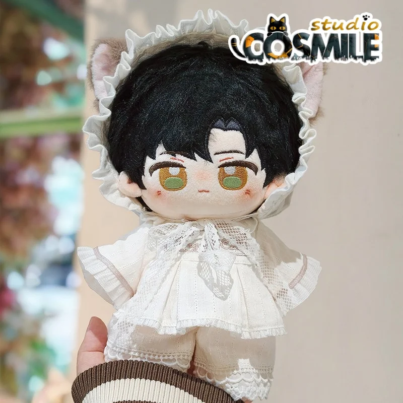 Cat Neko Simpatico pigiama bianco Abito Gonna Costume Peluche ripiene 20 cm Accessori per bambole Vestiti per bambole SL Mar