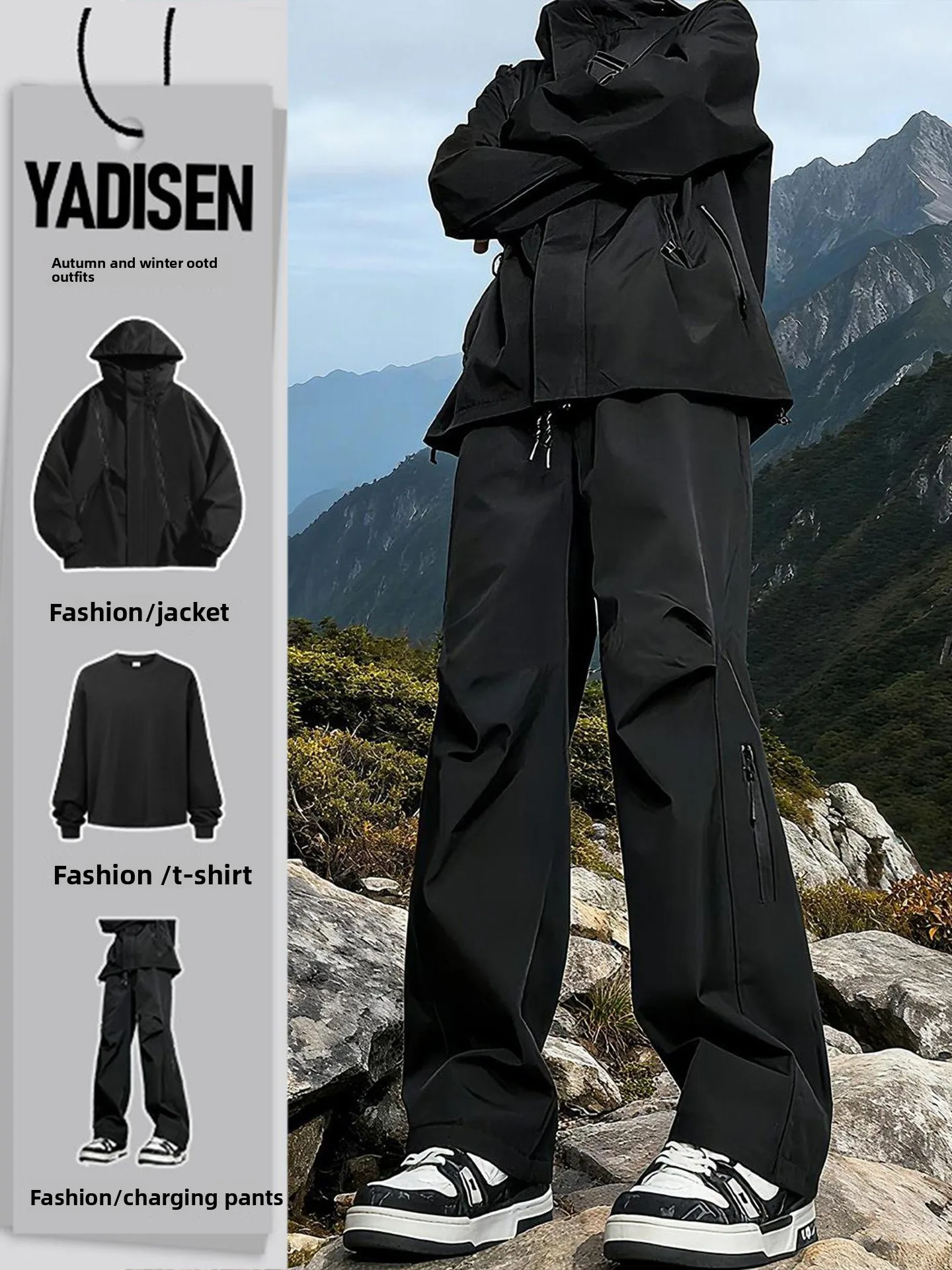 

Мужские утепленные флисовые брюки для походов, черные, осенне-зимние, морозостойкие, для альпинизма, модный комплект