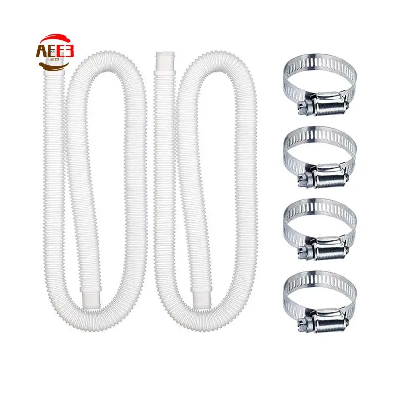 AEE3-Diameter Easy To Install Accessory Pool Pump Replacement Hose - 59Inch Long For Intex Models 300/330/530/1000
