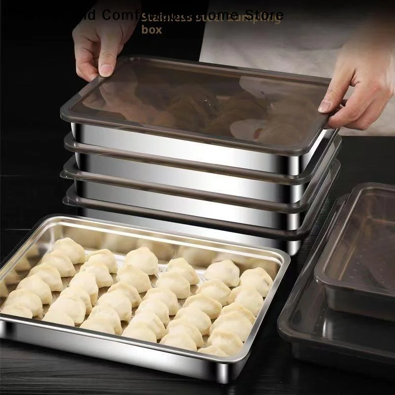 Food Storage Containers Xl - 2/3/4/5pcs Stainless Steel Food Container Box
