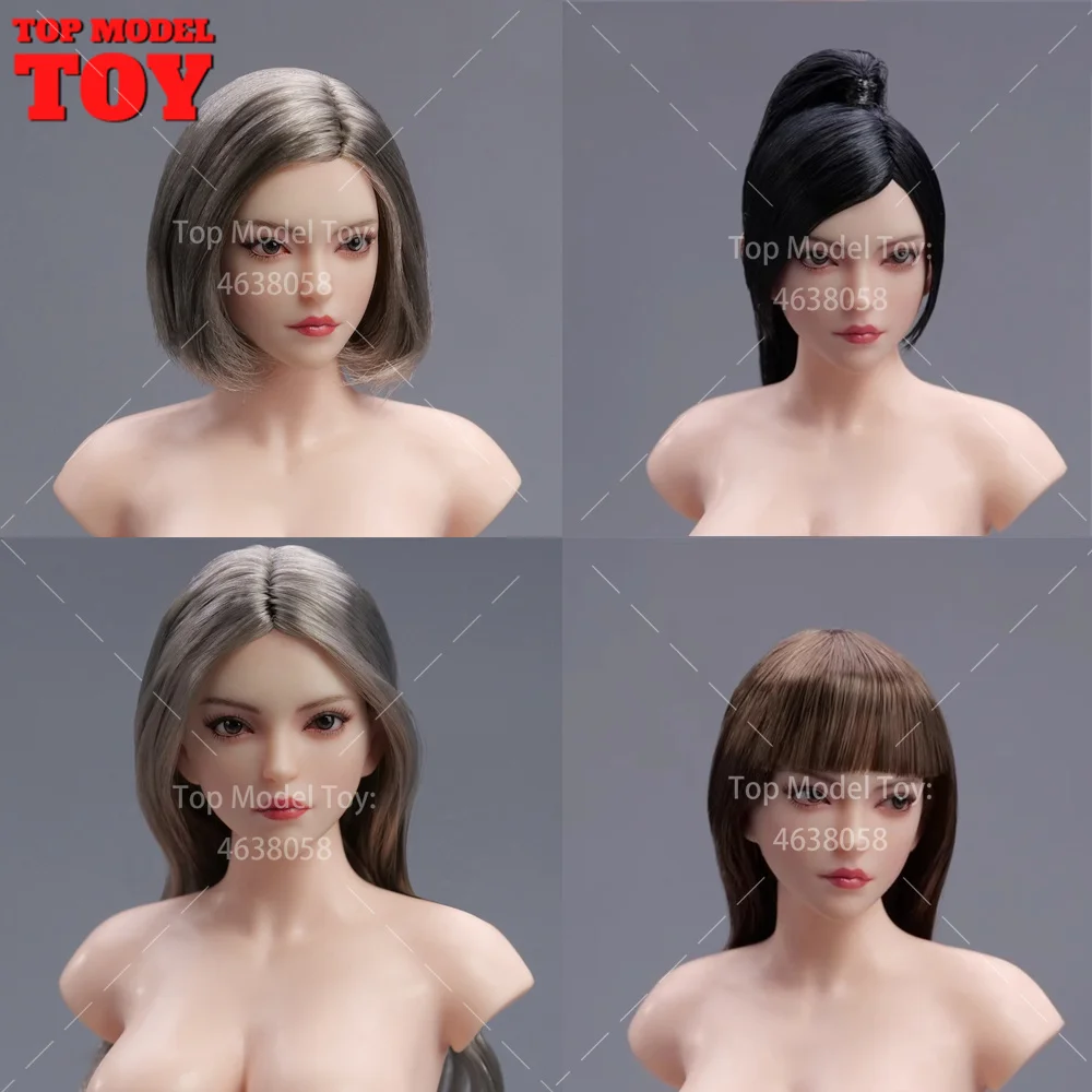 

YMTOYS YMT106 1/6 Movable Eyes XiaoZhao Head Sculpt Asian Beauty Carving Fit 12'' PH TBL Female Soldier Action Figure Body Dolls