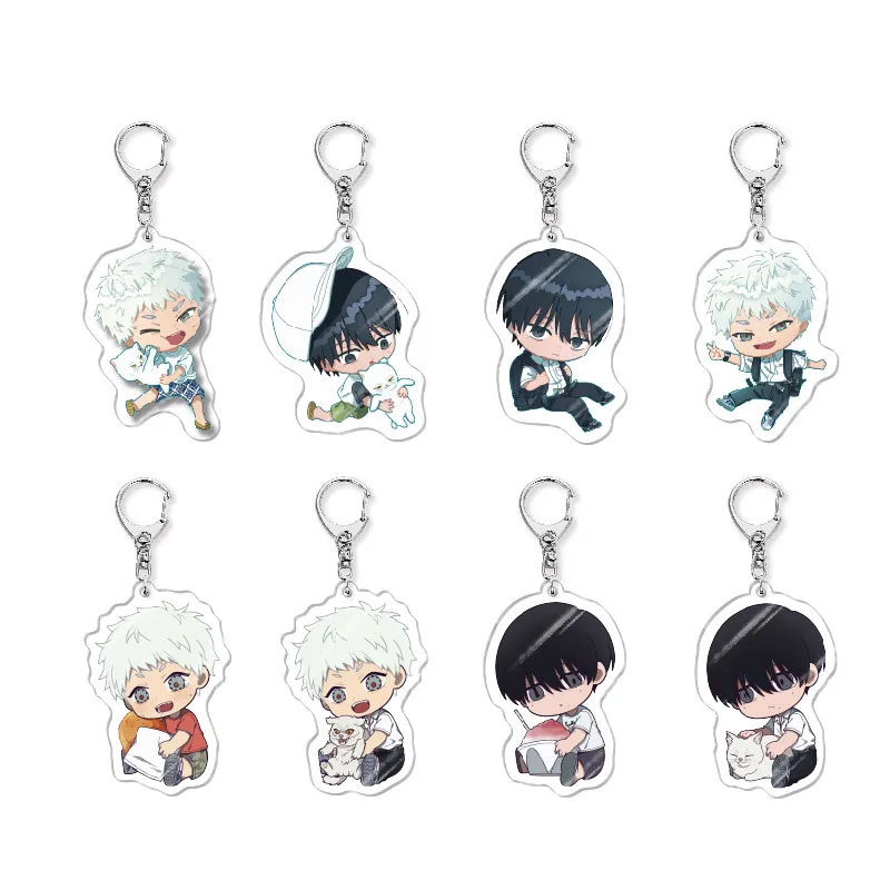 

The Summer Hikaru Died Cute Couple Keychain Lovely Bag Charms Pendant Friends Gift Fans Fun Key Chain Souvenir Creative Cute
