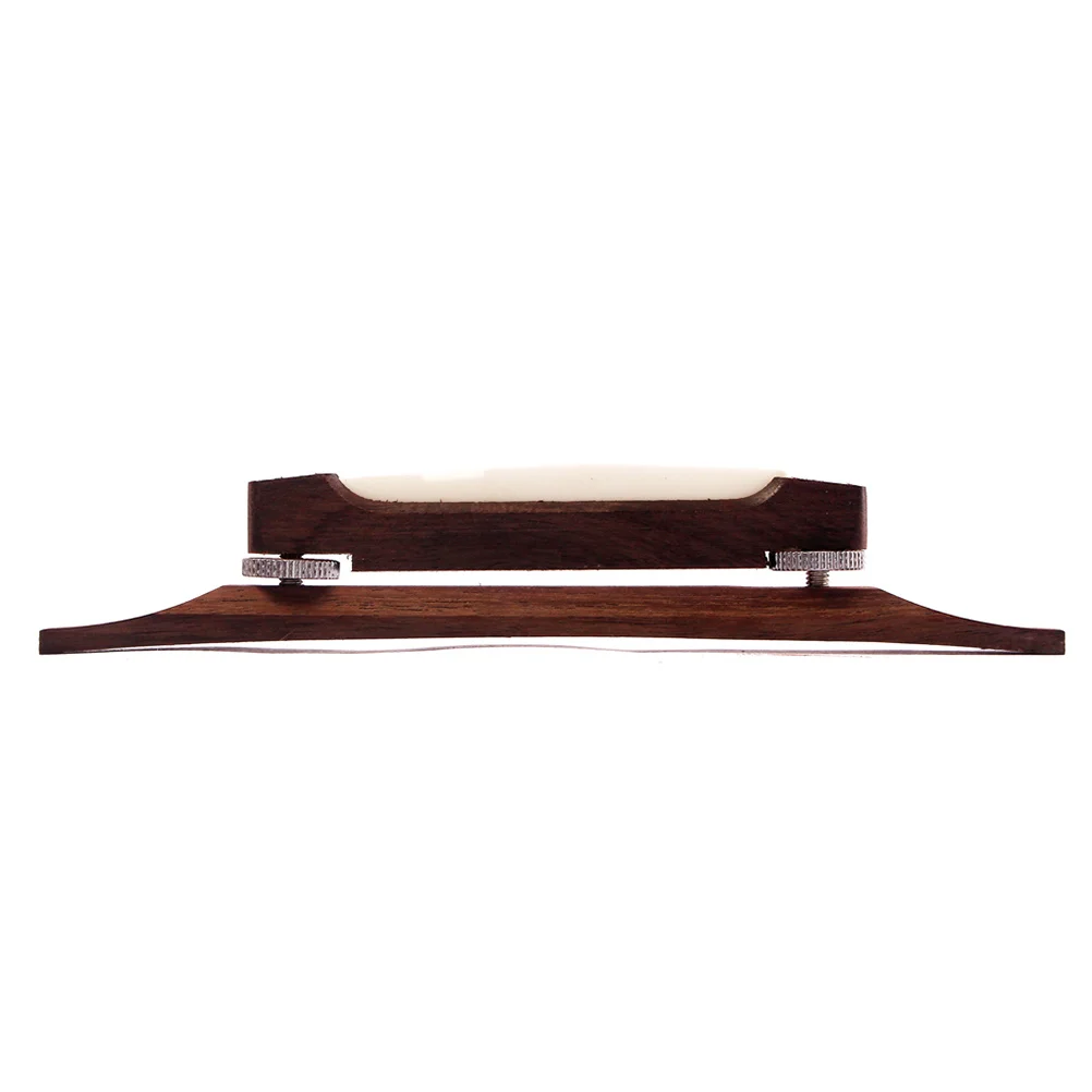 

Wooden Bridge For Acoustic Guitar Height Adjustable Lightweight Durable Guitar Bridges Parts Instrument Accessory
