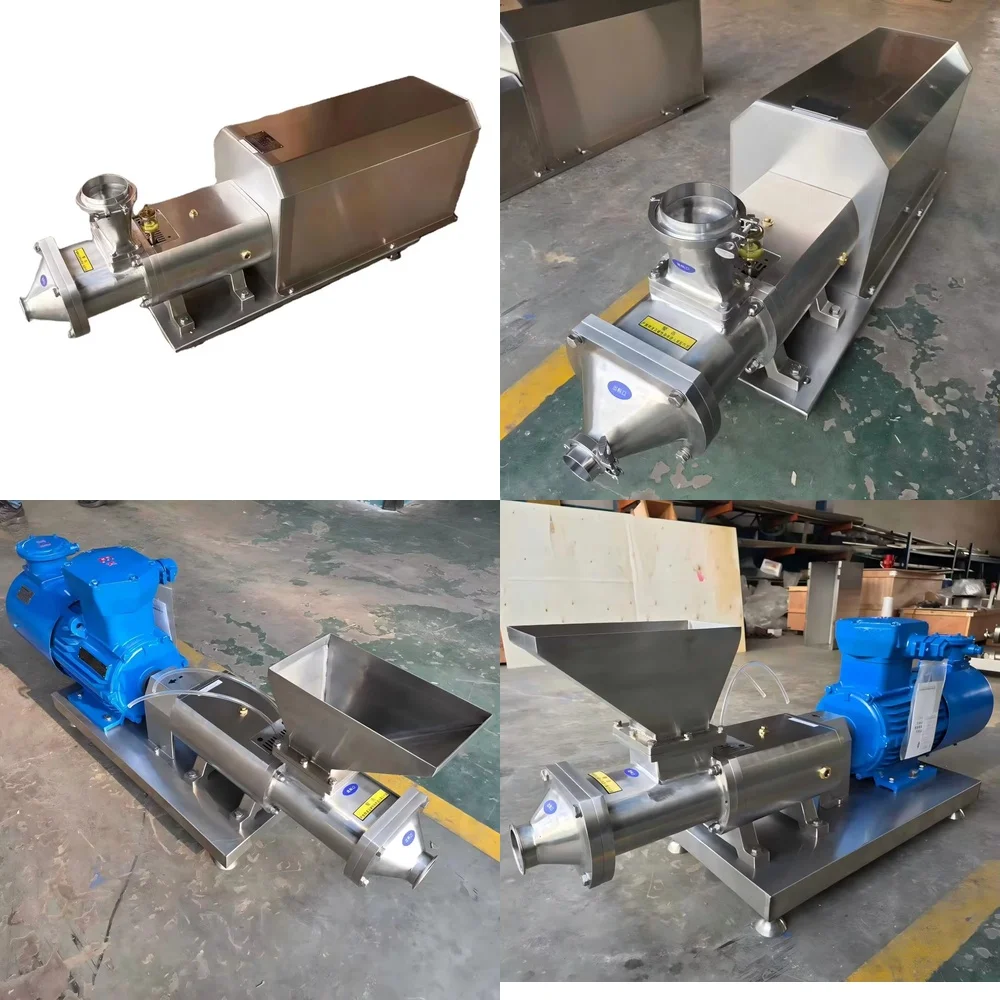 

Double Screw Pump for Honey Paste High Viscosity Stainless Steel Horizontal Sanitary Twin Screw Pump for Food Processing