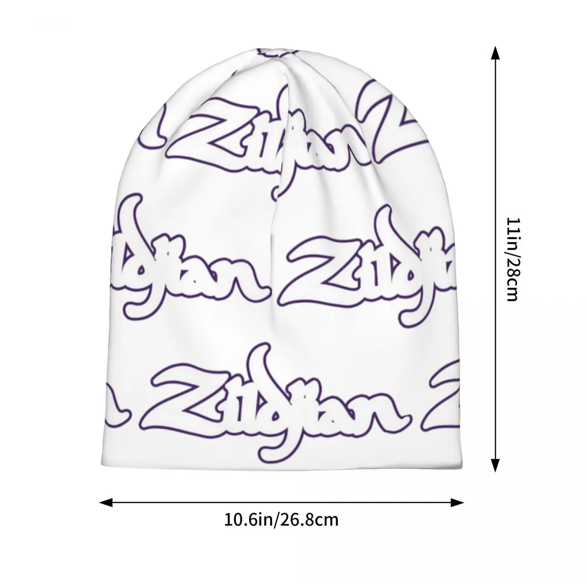 Zildjian Logo Seriuos Warm Knitted Cap Fashion Bonnet Hat Autumn Winter Outdoor Beanies Hats for Unisex Adult