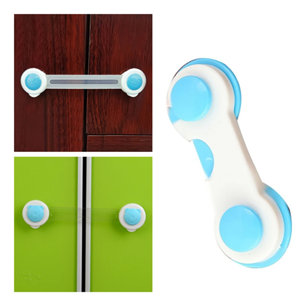 5pcs Child Safety Cabinet Lock Baby Proof Security Protector Drawer Door Cabinet Locking Plastic Protection Kids Lock Baby Care