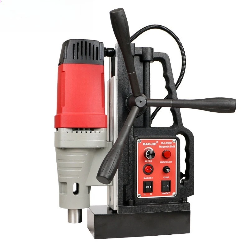 23RE drilling machine core tapping magnetic seat drill, small, lightweight industrial grade high-power iron suction bench drill