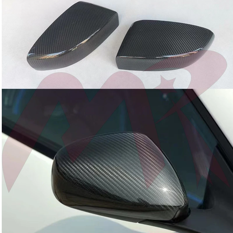 100% Real Carbon Fiber Mirror Cover For Maserati Quattroporte Gran Turismo & Gran Cabrio 07-12 Add On Style