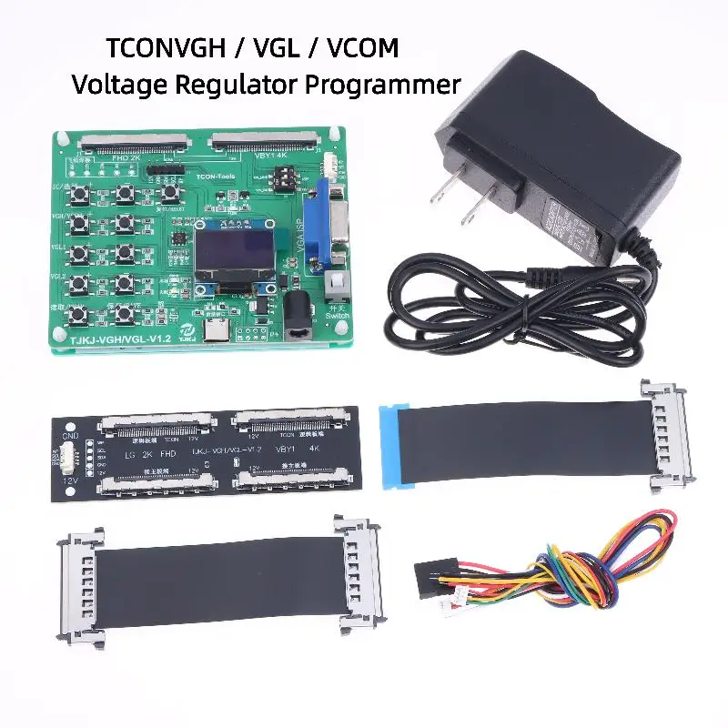 

LCD Logic Board Voltage Programmer - Online VGH/ VGL / VCOM Adjuster for Huaxing, AUO, HKC Panel Repair