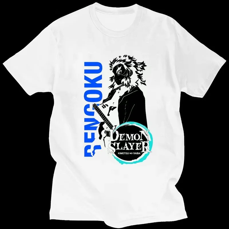 

Xingshou Lang Big Brother Riman Cartoon Ghost Extermination Blade Men's Pure Cotton Crew Neck Short Sleeve Personalized T-Shirt