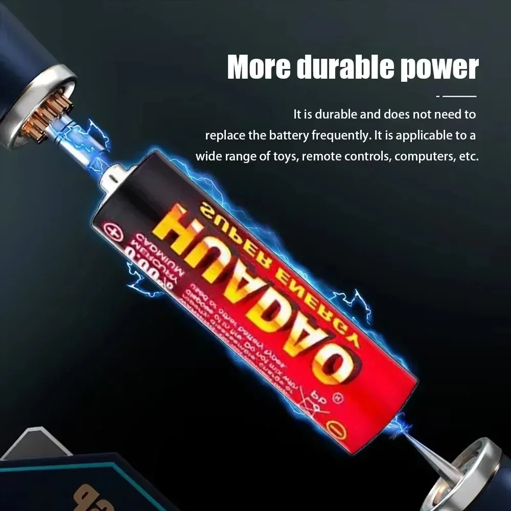 Huadao 1.5V AA Disposable Alkaline Dry Battery for Led Light Toy Mp3 Camera Flash Razor CD Player Wireless Mouse Keyboard