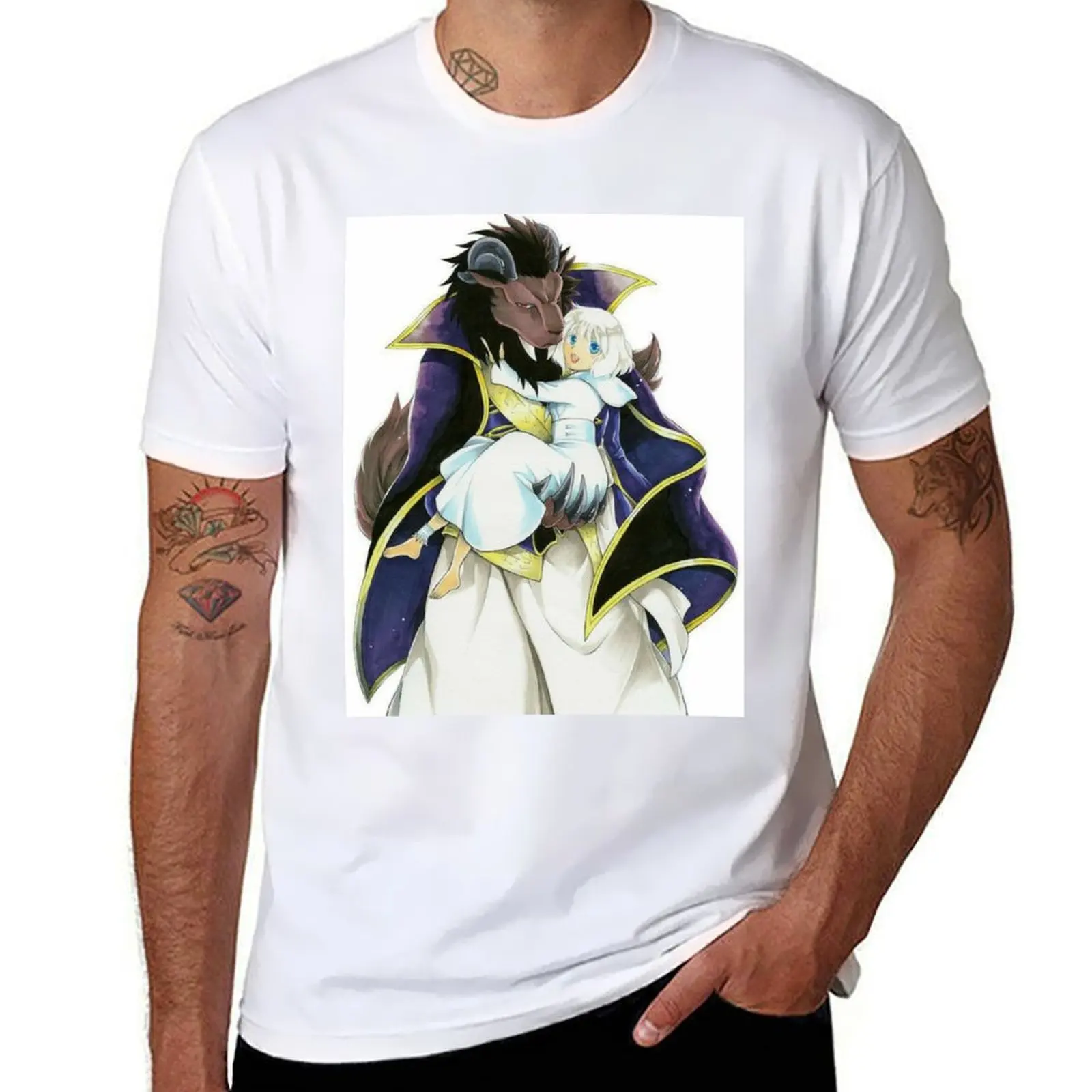 

Sacrificial princess and the king of beasts T-Shirt essential t shirt black cotton t-shirt plain for man package T-Shirt