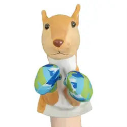 Kangaroo Boxer Puppet Electric Kung Fu Animal Toy Kangaroo Gloves Doll Hand Puppet Boxing Fight Toys Birthday Xmas gift for Kids
