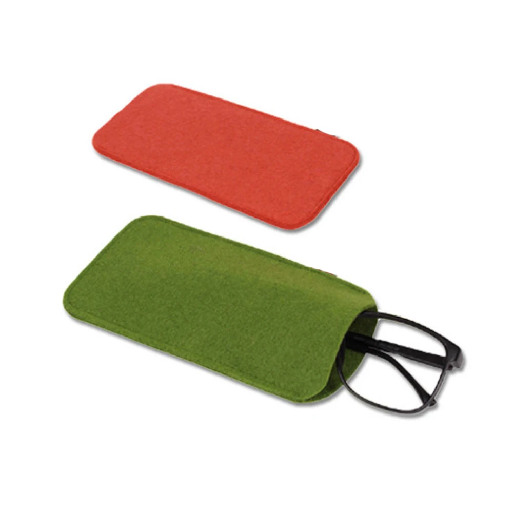 

5 pcs Glasses Case Slim Felt Bag for Eyewear Protector Organizer Pouch Soft Travel Glasses Storage Case Sunglasses Pouch