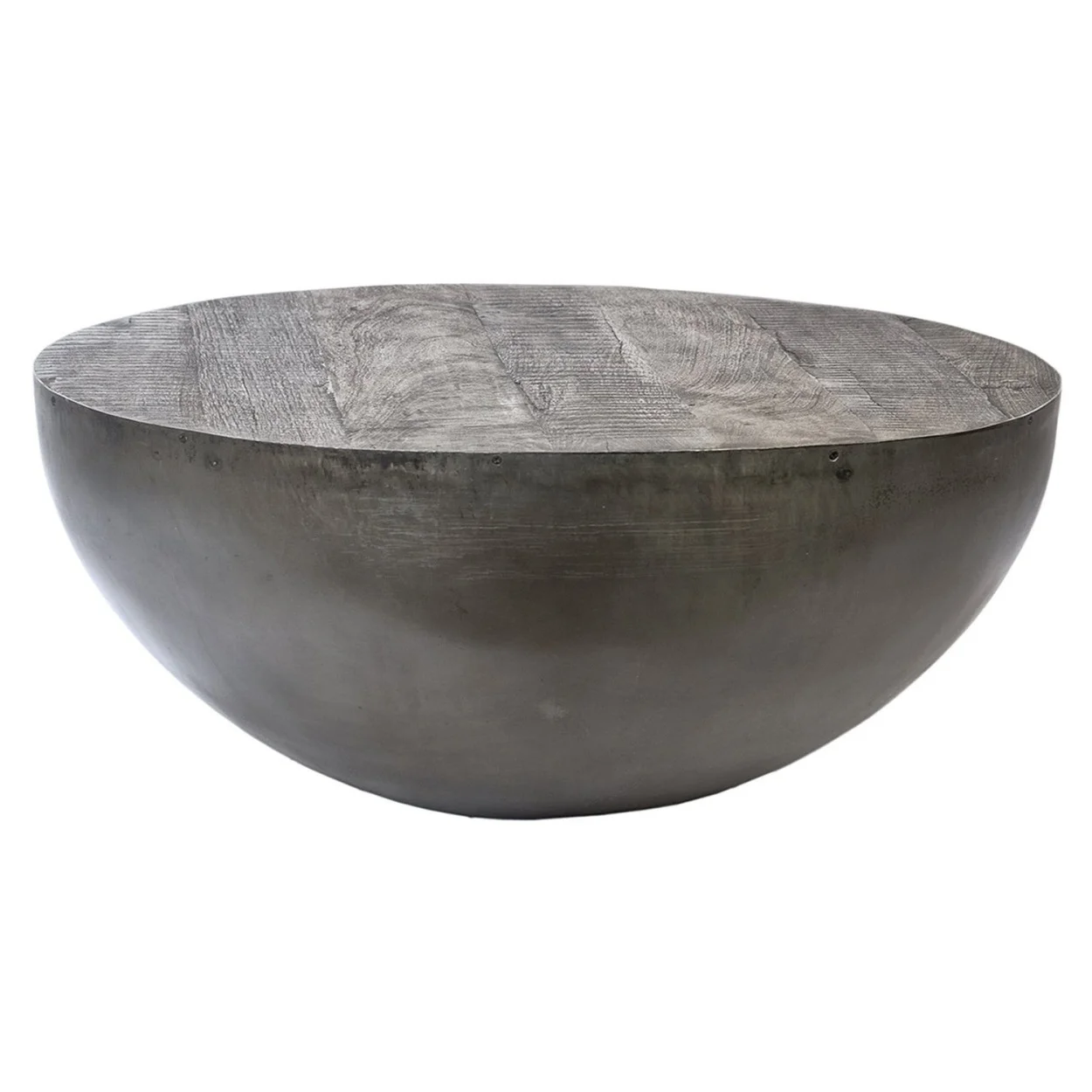 # Antique Minimalist Tea Table Living Room  Distinctive  Round Natural Grey Coffee Table