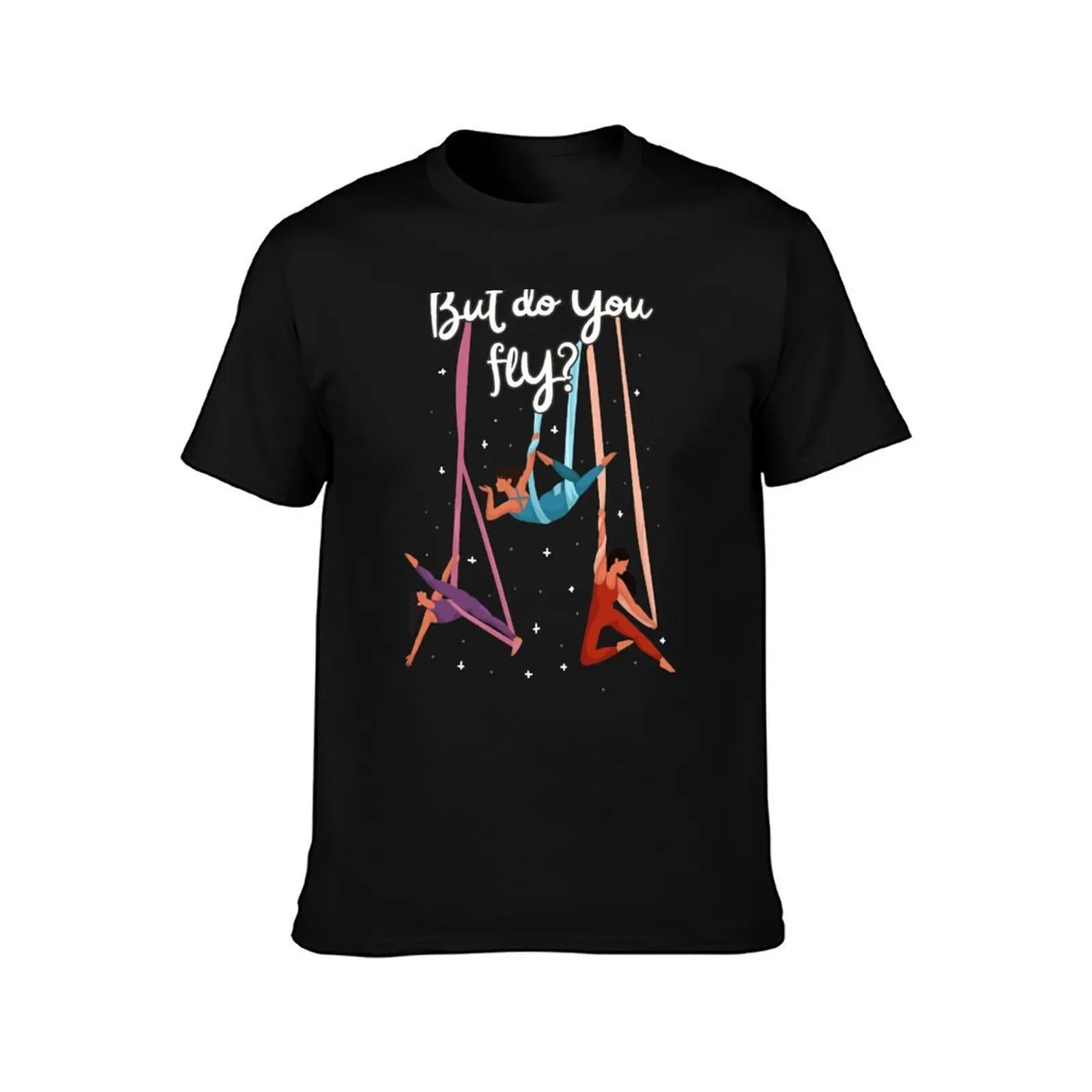 Aerialist Gift Aerial Silks Art T-Shirt Plus Size Solid Color T-Shirt
