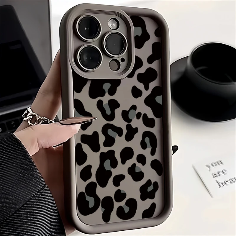 Camo Leopard Print TPU Basic Case for Xiaomi Redmi Note 13 Cases Redmi Note 12 Pro Plus 12S 11S 11 10 Redmi 13 12 14C 13C Cover