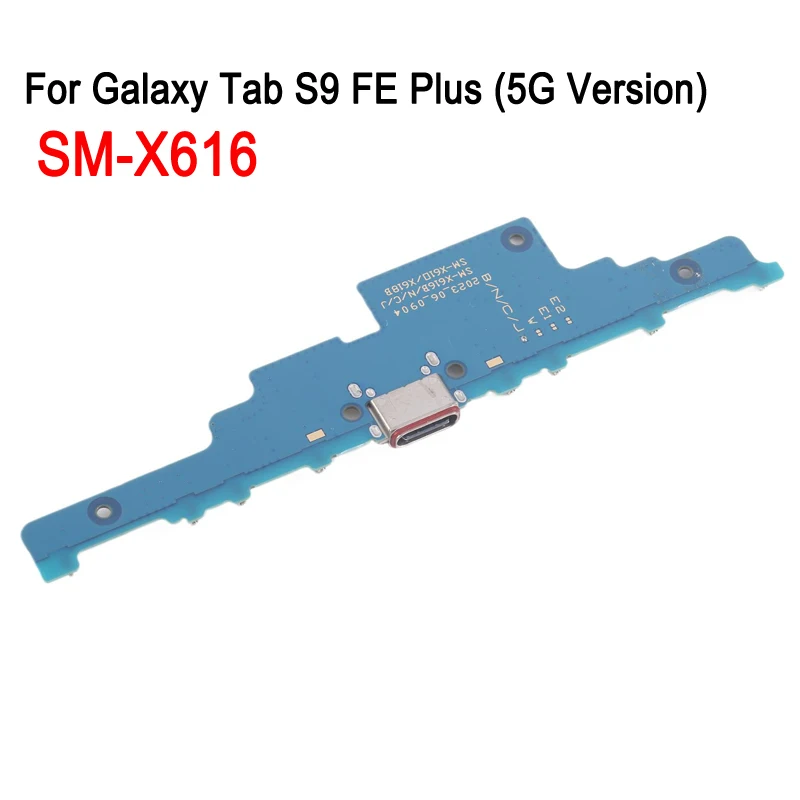 Originele Poort Opladen Board Voor Samsung Galaxy Tab S9 FE Plus SM-X610 WIFI Version / Galaxy Tab S9 FE+ SM-X616 5G Version