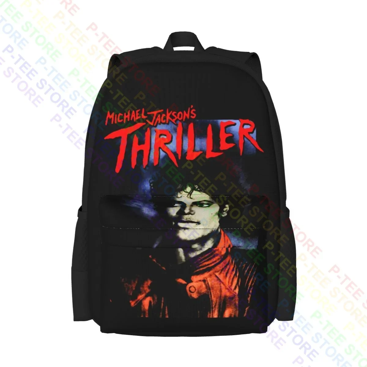 Michael Jackson Thriller Large Capacity Backpack Print Softback Gymnast Bag Riding Backpack