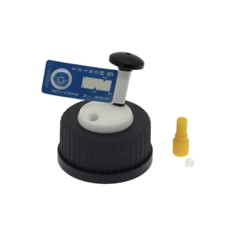 Lab use  GL45 Solvent Bottle Caps Safety Cap for 3.2mm tubes