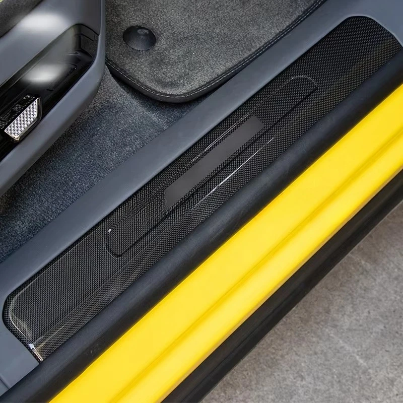 OEM Carbon Fiber Car Door Pedals Kits for Lotus Eletre R+ Door Sills Plate Interior Trims Accessories