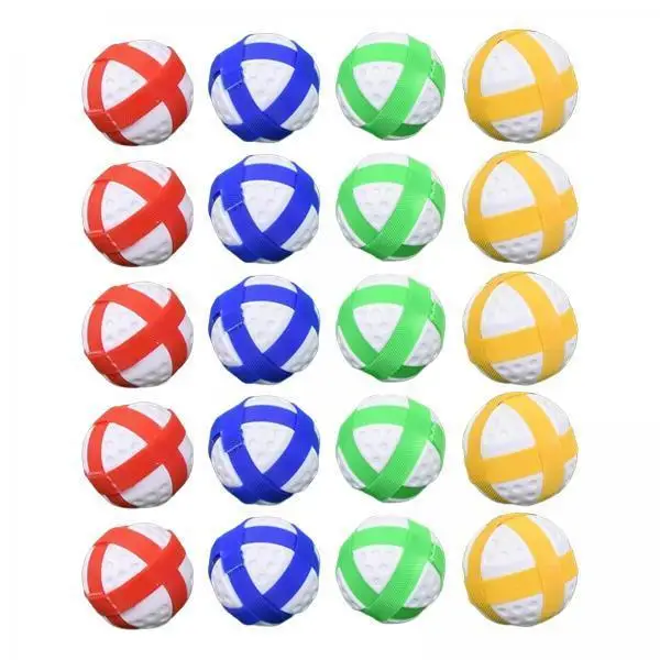Sticky Golf Training Balls Plastic Nylon Eco Friendly Interactive Sport Game Accessories for Home Practice