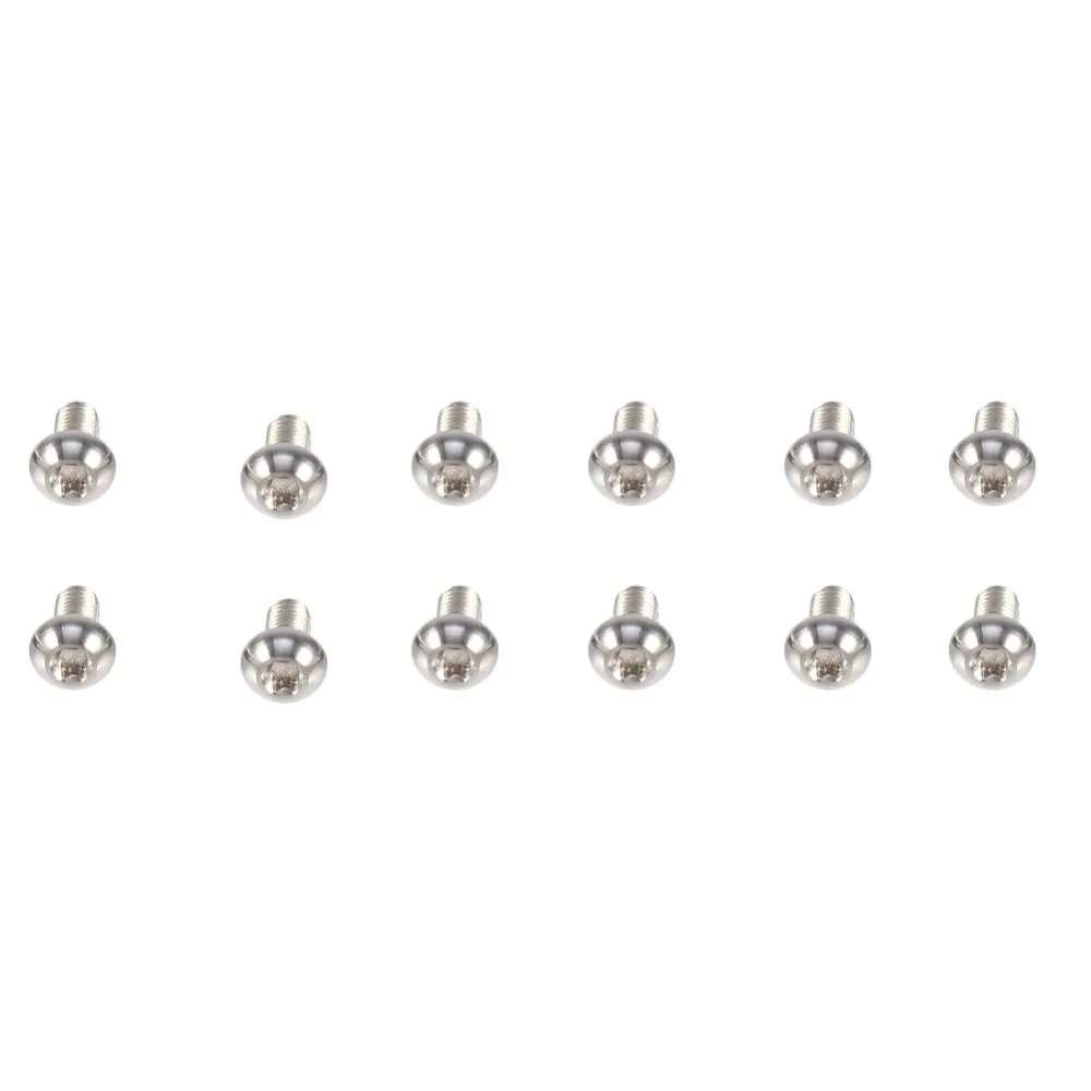 12Pcs T25 Bike Bolts Titanium Alloy Ultra-Lightweight Disc Brake Screws High-Strength M5x10mm Bicycle