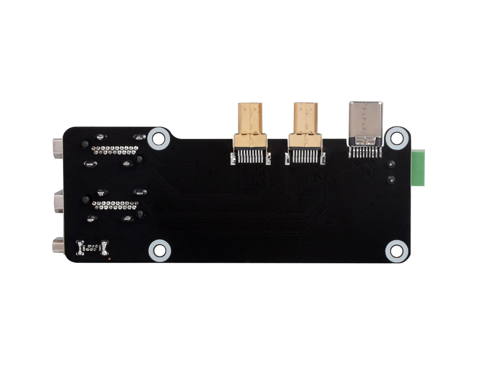 Imagem -04 - Micro Hdmi para Hdmi Adaptador Multifuncional Compatível com Raspberry pi 4b Métodos de Fonte de Alimentação Suporta Saída Dupla 4k