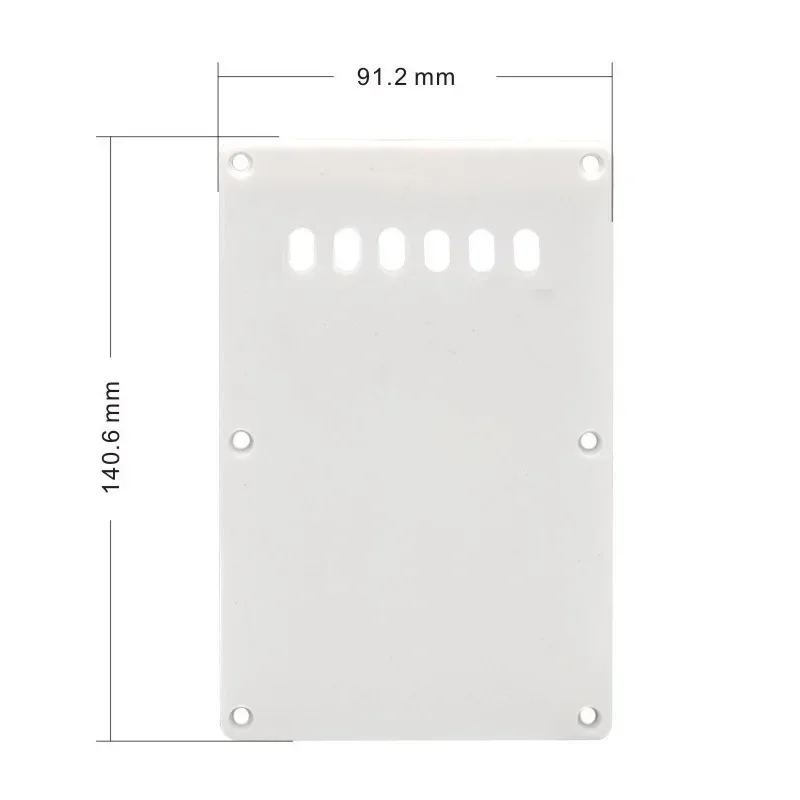 غطاء تجويف الجيتار بفتحة مركزية، غطاء زنبركي، غطاء أسلاك اللوحة الخلفية للجيتار الكهربائي، أسود/أبيض