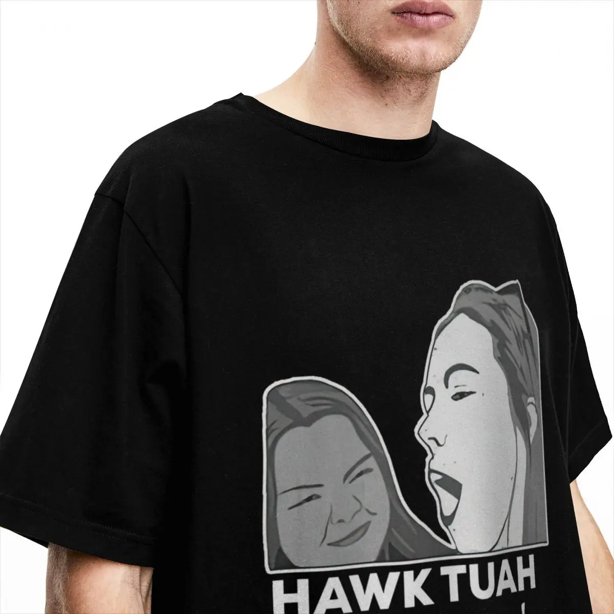 Haikyuu T Shirt Hawk Tuah Shirt Spit On That Thing Girl 2024 Cotton T Shirts Fashion Tee Shirt for Men Summer Casual Top Tees