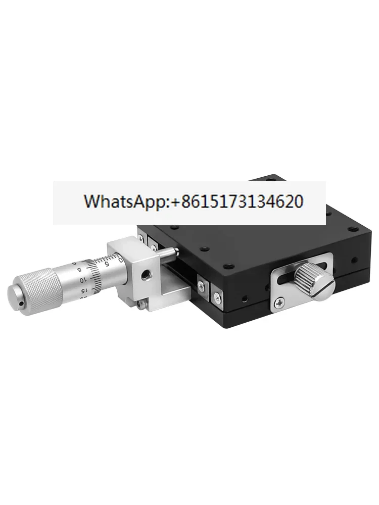 X-axis displacement platform LGX40/60 optical precision fine-tuning steel strip ball guide manual moving slide