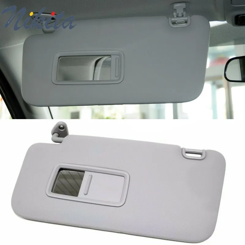 Gray Sunvisor Left Driver Side Car Sun Visor Shade  For Subaru Forester 2009 2010 2011 2012 2013 92011SC033LO