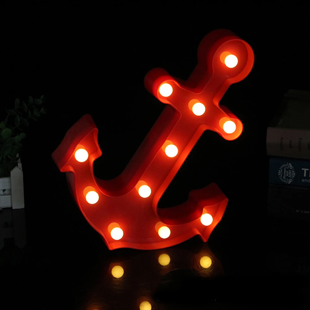 

Energy Saving Led Night Light Light Night Lamp Baby Bedroom Anchor Lamp Colorful Boat Design Romantic Atmosphere