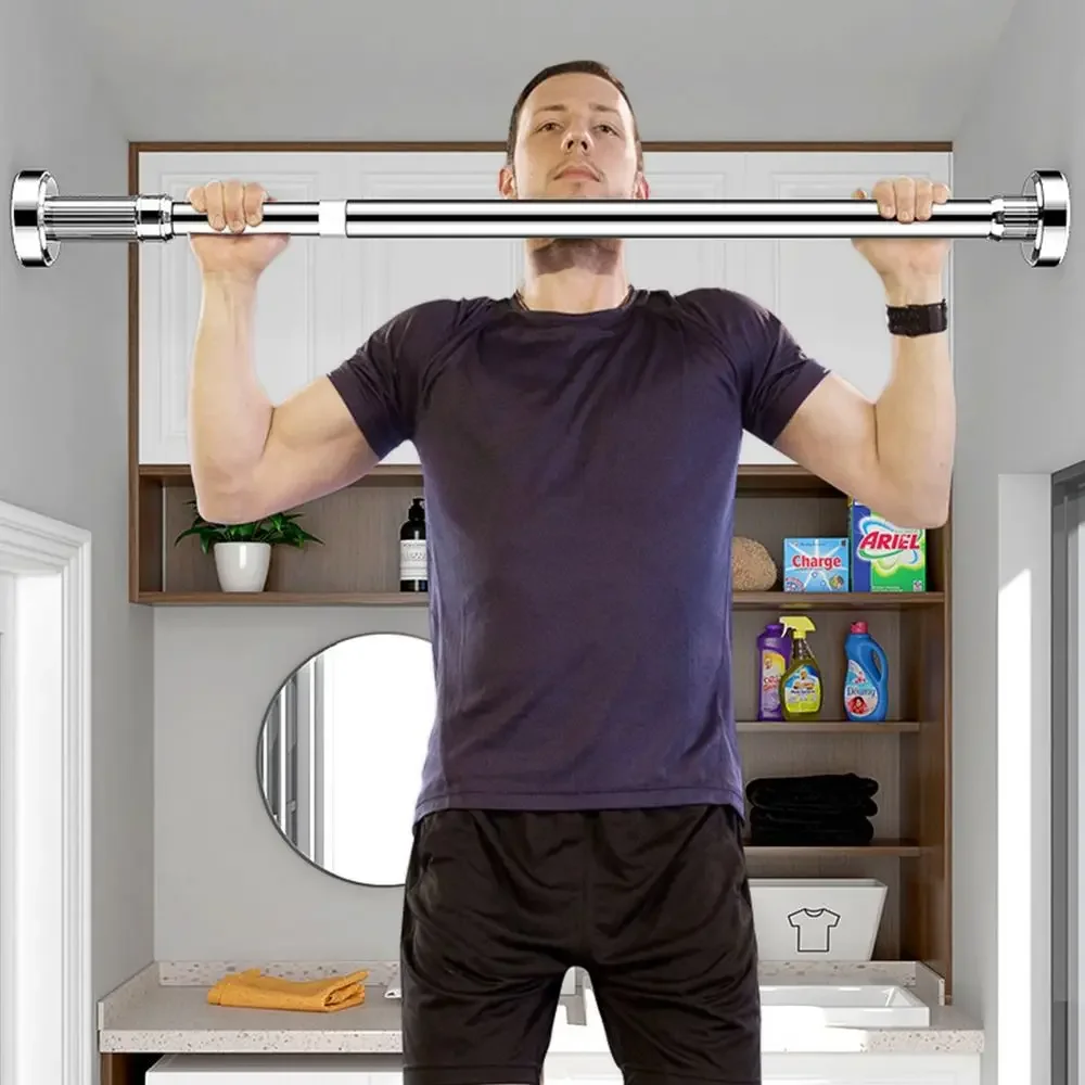 30-80cm Multifunctional Extendable Rod Adjustable Stainless Steel Curtain Telescopic Pole Household Hanging Rod Bathroom Product - Image 6
