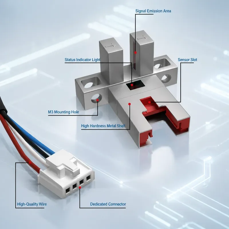 Metal Slot Type Photoelectric Switch Sensor EE-SX670 SX671 SX672 SX673 SX674 SX676 Optical Proximity Detector for Automation