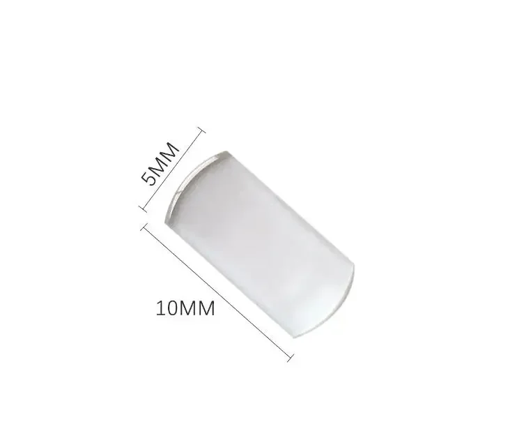 10mmx5mm Rectangular Shaped Bubble Len Magnifier for Date Window Watch Crystal T2474