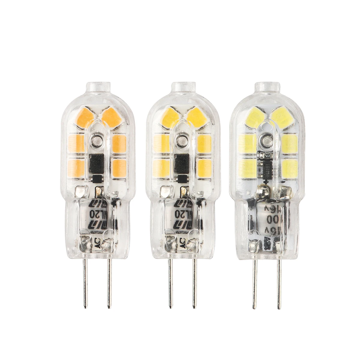 5PCS AC/DC 12V Low power LED MINI  G4 1.2W 2W 3W high light efficiency strobe free for crystal chandelier kitchen study toilet