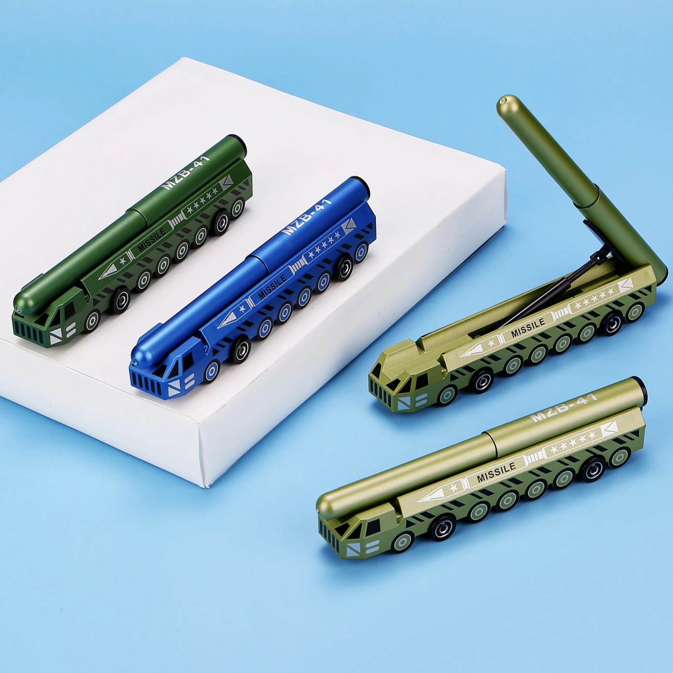 New Cool Missile Neutral Pen Launch Vehicle Smooth Insertion Toy Gel Pens Creative Dongfeng 41 Ornament Black Ink Model Desk Pen
