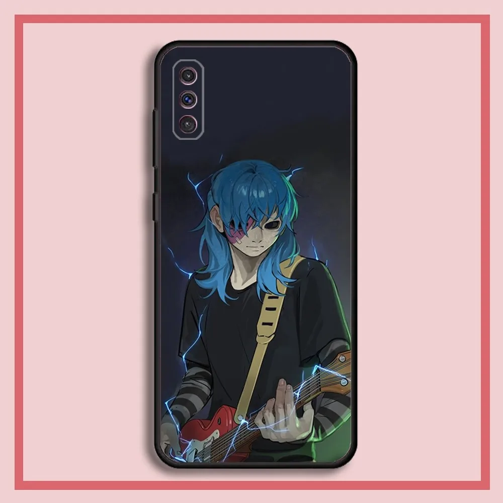 Sally Face Game Phone Case For Samsung S23,23,22,30,21,10,9,Note20 Ultra,Lite,Ultra,5G,Plus,FE,Black Soft Case image 6