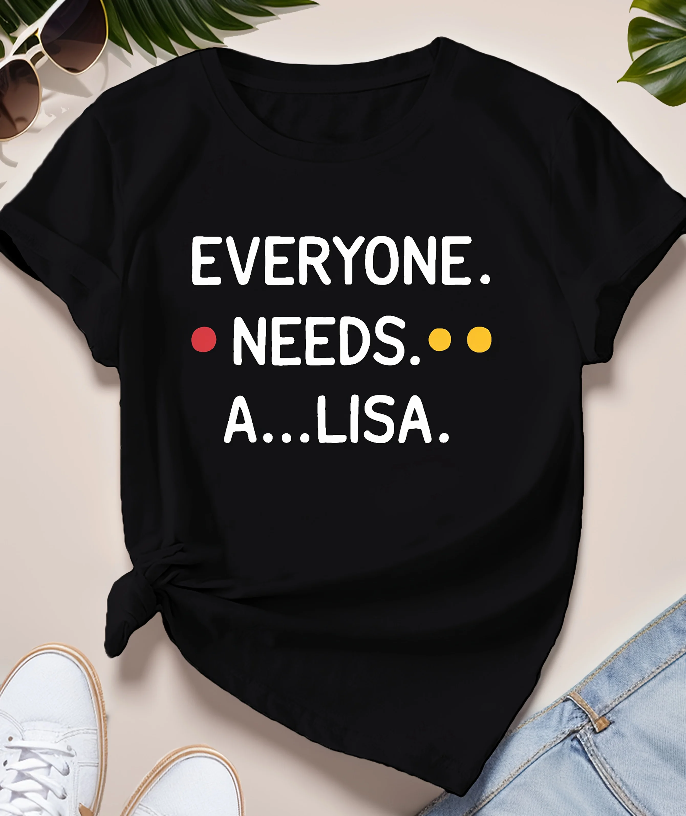 

EVERYONE NEEDS A Women's Sports Short Sleeve Harajuku Short Sleeve Casual Clothing Street Tops Tees Aesthetic Clothes