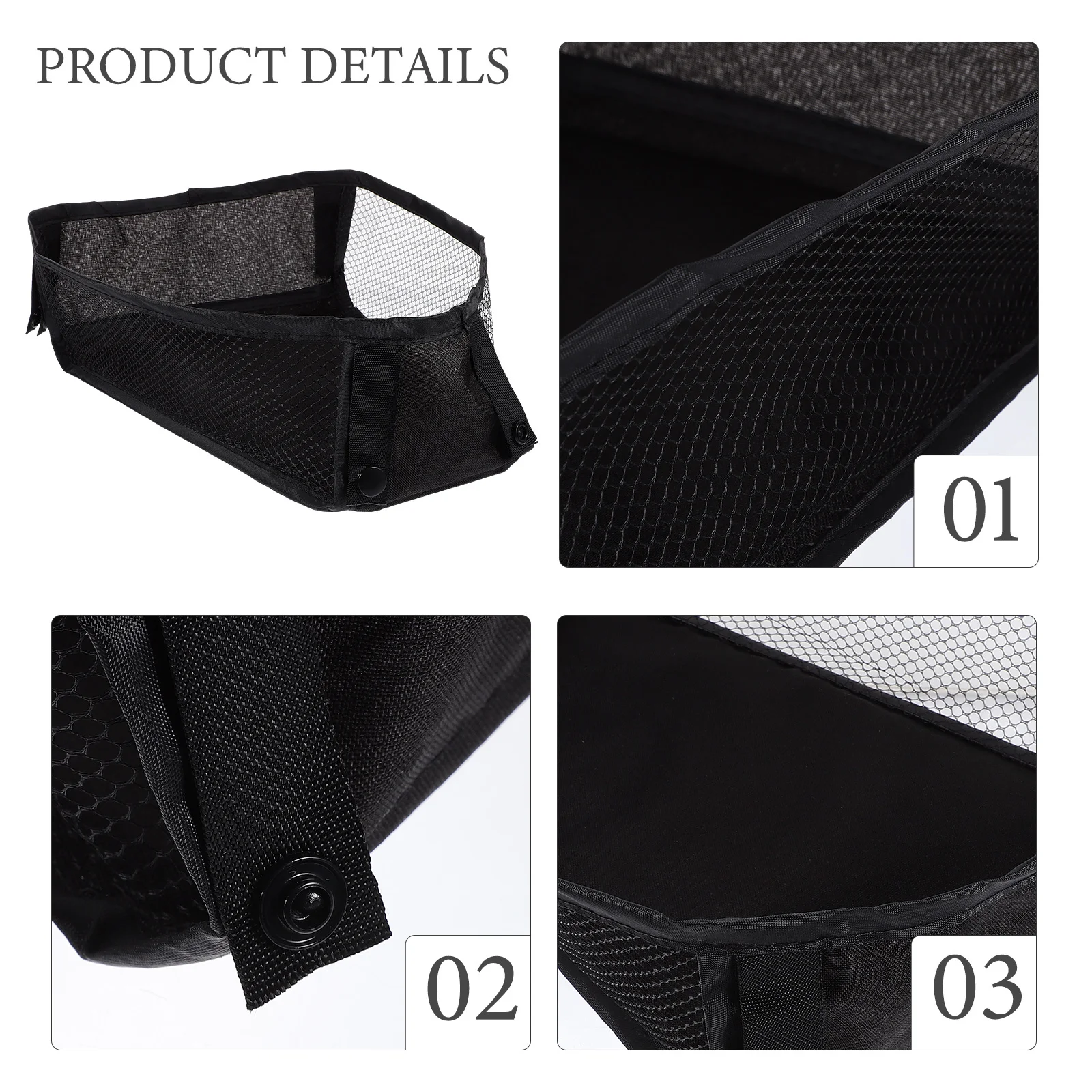 

Bottom Storage Bag Large Capacity Oxford Cloth Baby Stroller Organizer Pouch Universal Stroller Bottom Case For Diaper Milk