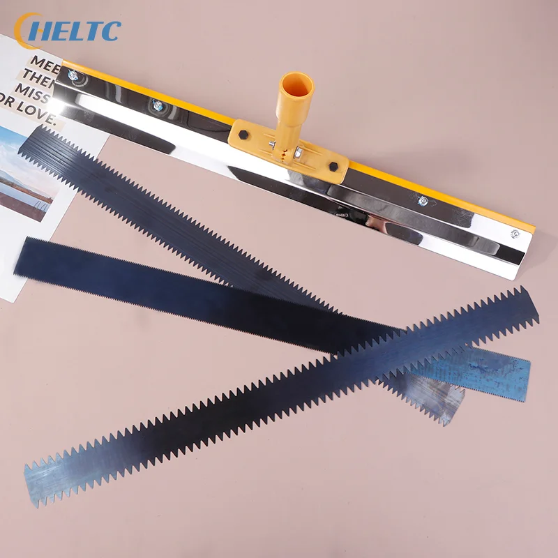 1PCS Standing Push Knife  Self-Leveling Scraper Ring Epoxy Floor Base Plate Scraper Tool Tooth Height 2mm/5mm/8mm Tooth Strip