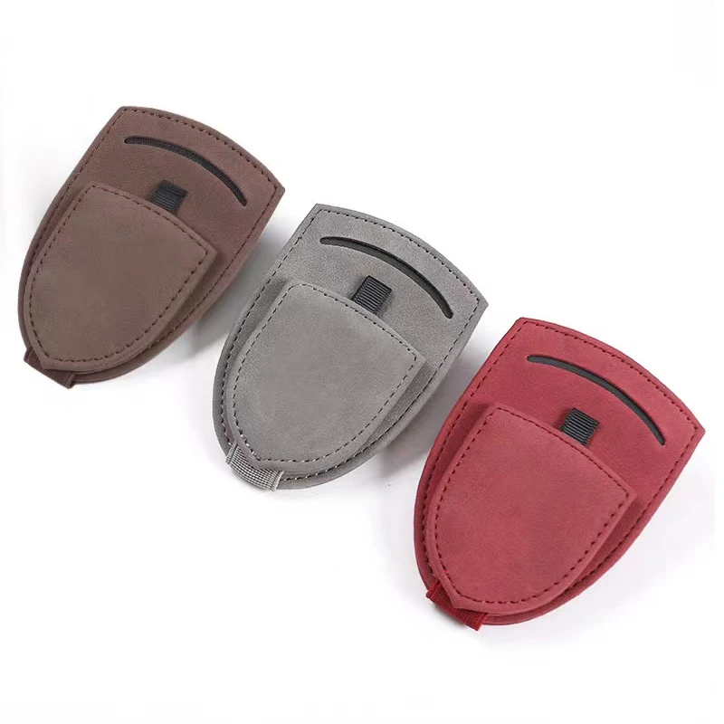 Suede Car Styling Glasses Storage Clip Sun Visor Card for Peugeot 207 307 107 407 507 508 408 308 206 406 5008 3008 Accessories