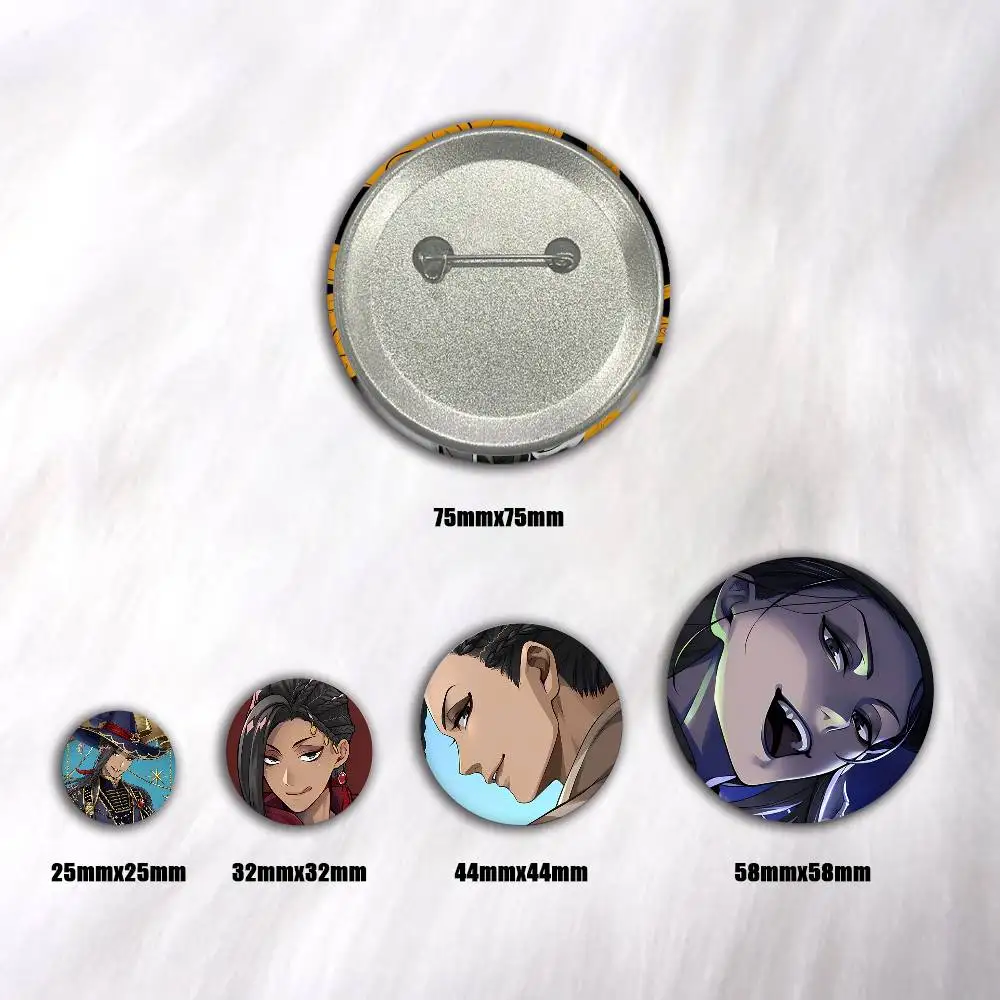 A-Characters J-Jamil Viper-r Anime Round Badges, Brooches, Clothing Accessories, Birthday Gifts, Anime Conventions