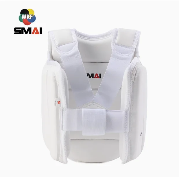 THICKEN BODY GUARD WKF Certification SMAI Karate Chest Protector wear it outside