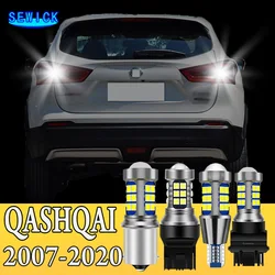 2pcs LED Reverse Light Backup Bulb Accessories For Nissan Qashqai J10 J11 2007-2020 2008 2009 2010 2011 2012 2013 2014 2015 2016