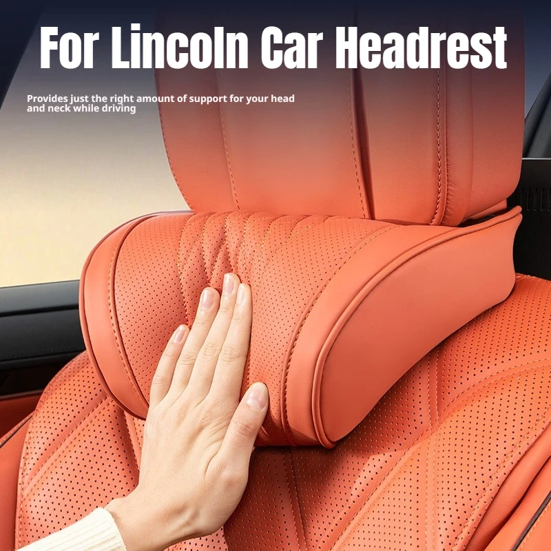 For Lincoln Memory Foam Car Neck Pillow Fit Corsair Nautilus Aviator Navigator Z Mark‑E MKT Car Lumbar Pillow Car Accessories